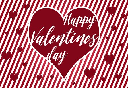 Happy Valentines lettering design. Happy Valentine's Dayの写真素材