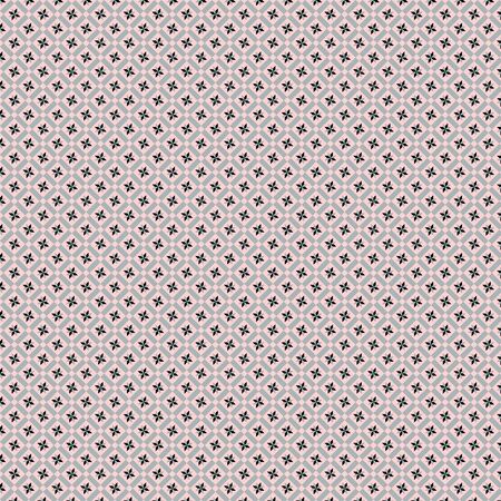 Geometric pattern with stars composition linear designの写真素材