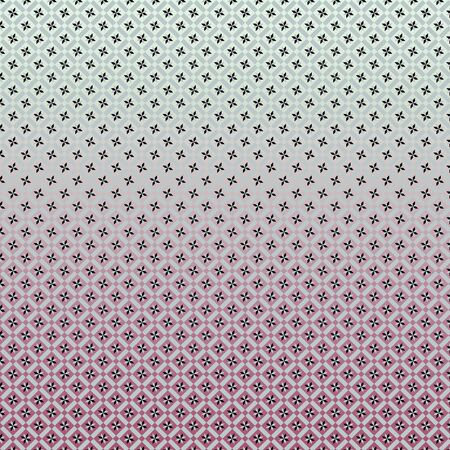 Geometric pattern with stars composition linear design