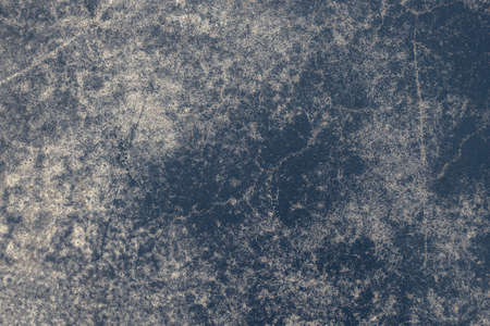 Photography of metal surface texture with rust and abstract. Iron surface, metal with scratches. Blue colour. Grunge style.の写真素材