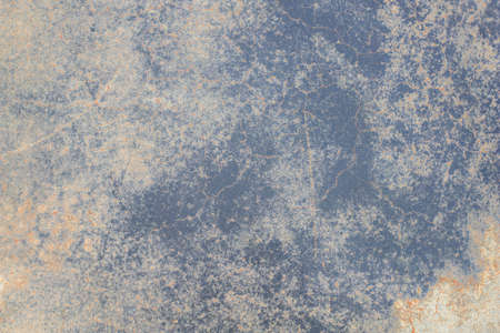 Photography of metal surface texture with rust and abstract. Iron surface, metal with scratches. Blue colour. Grunge style.の写真素材