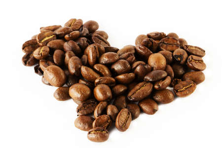 fried coffee beans backgroundの写真素材