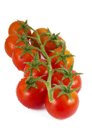 big cherry tomatoes pack layingの写真素材