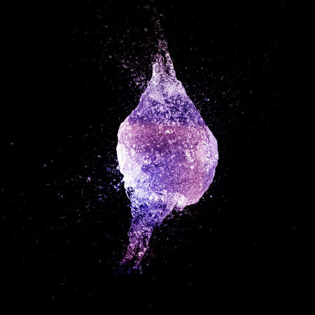 a big water balloon bomb splash explosionの写真素材