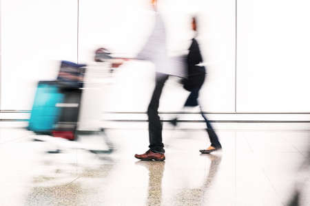 Travelers silhouetteの写真素材