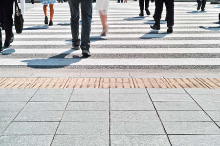 zebra crossingの写真素材