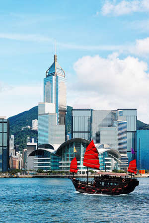 Hong Kong Harbourの写真素材