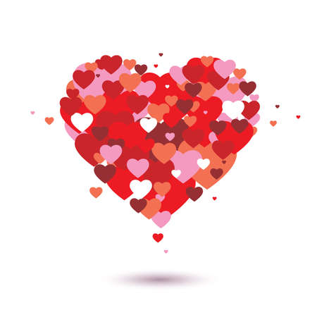 Red Heart Vectorのイラスト素材