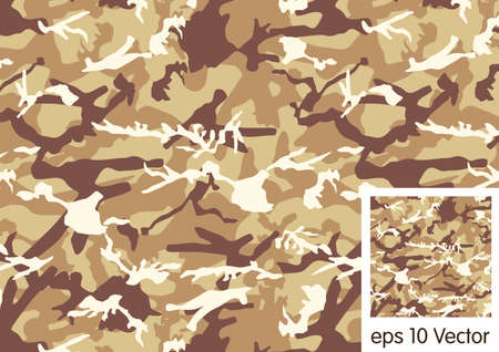 Desert camouflage patternのイラスト素材