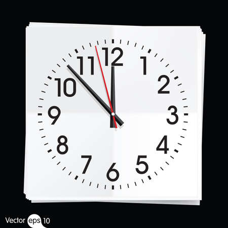 Time is upのイラスト素材