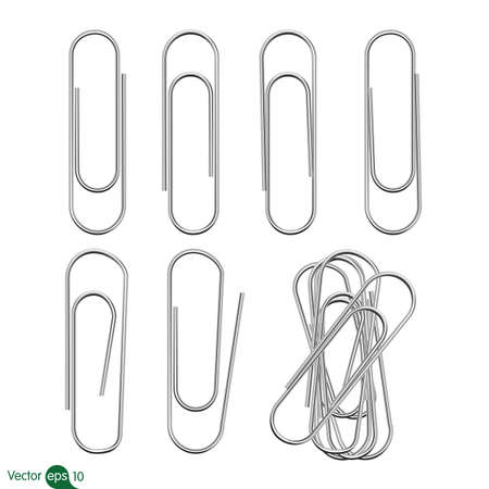 Paperclip setのイラスト素材