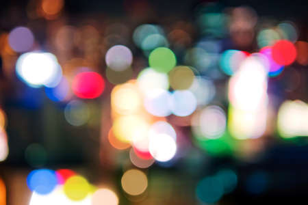 City bokeh lightsの写真素材