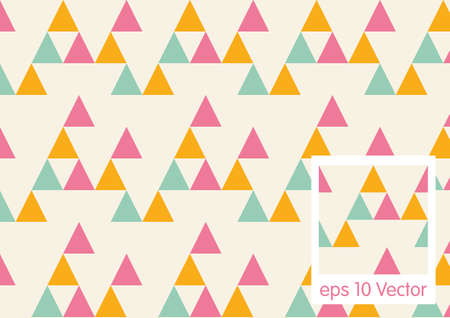 Pattern of geometric shapesのイラスト素材