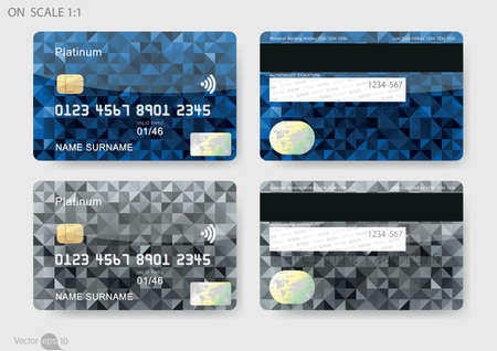 credit cardsのイラスト素材