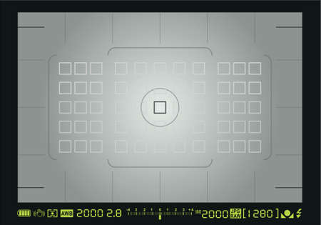 Camera focusing screenのイラスト素材
