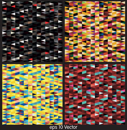 Seamless Pattern of geometric shapesのイラスト素材