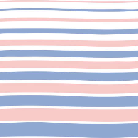 Abstract seamless pink wave linesのイラスト素材