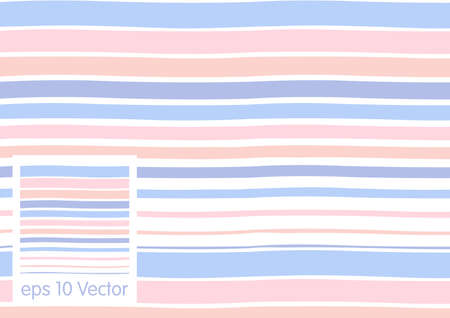 Abstract seamless pink wave linesのイラスト素材