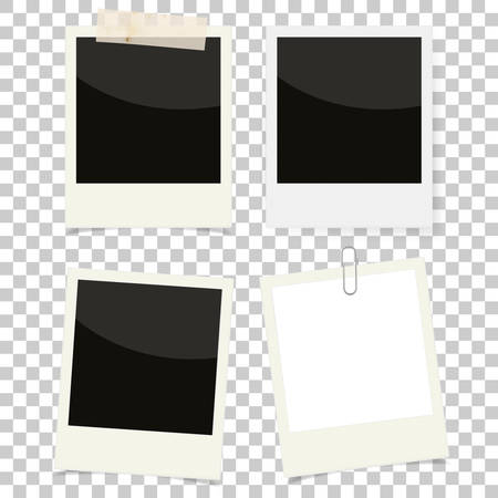 Photo frames isolated on a backgroundのイラスト素材