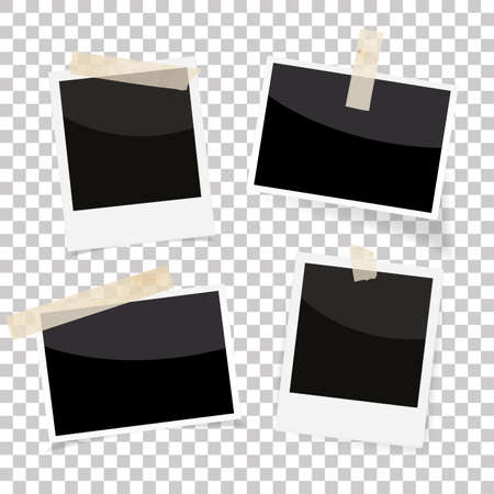Photo frames isolated on a backgroundのイラスト素材