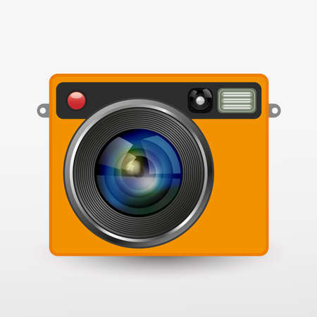 retro cameraのイラスト素材