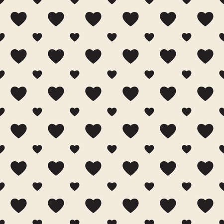 Vector seamless heart pattern