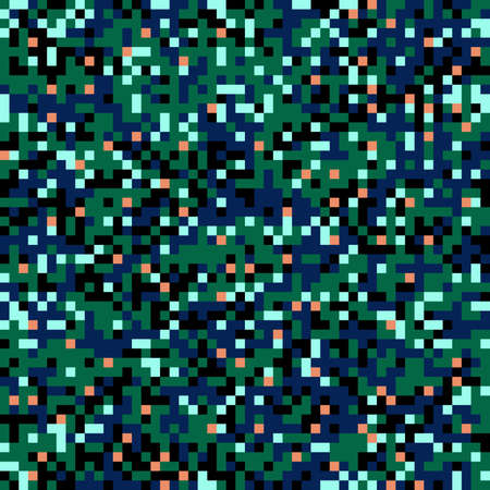 Abstract square pixel mosaic backgroundのイラスト素材