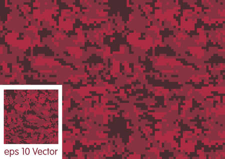 Digital Camouflage pattern vectorのイラスト素材