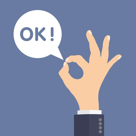 ok signのイラスト素材