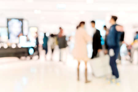 Abstract background of shopping mallの写真素材