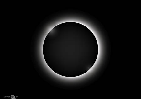 solar eclipseのイラスト素材