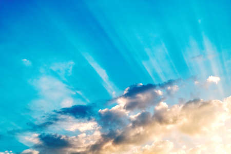 the sun shineの写真素材