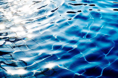 Pool water backgroundの写真素材