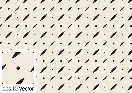 Retro pattern of geometric shapesのイラスト素材