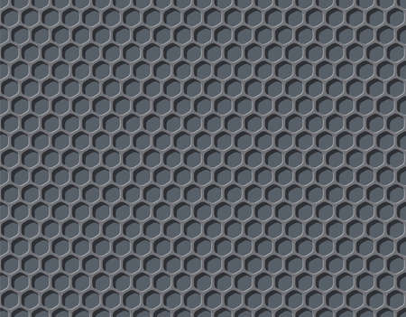 hexagon metallic texture Vector illustration.のイラスト素材