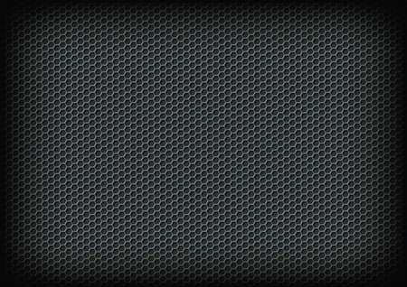 hexagon metallic texture Vector illustration.