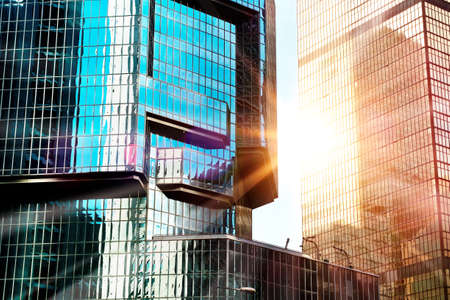 Abstract building backgroundの写真素材