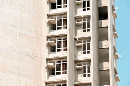Housing construction in Hong Kongの写真素材