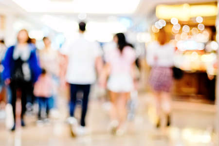 Abstract background of shopping mallの写真素材