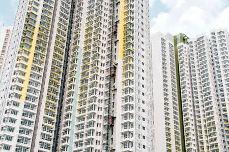 Housing and construction in Hong Kongの写真素材
