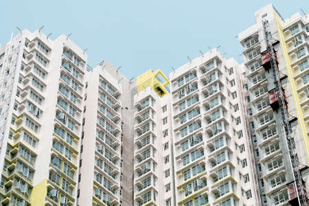 Housing and construction in Hong Kongの写真素材
