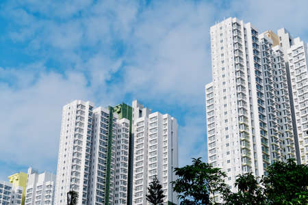Residential buildings in Hong Kong