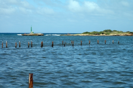 Coast of Cojimar, cubaの写真素材