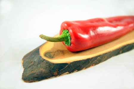 Peperoni on a board