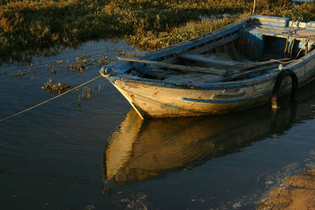 Fishing boatの写真素材