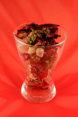 Glass of Flowersの写真素材