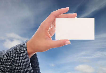 Business cardの写真素材