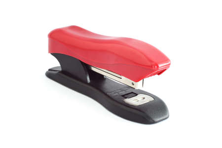 Stapler isolated over white background