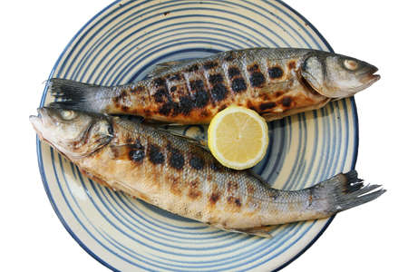 Cooked seabass