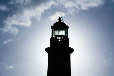 Lighthouse in Fuencaliente, La Palma, Canary islandsの写真素材